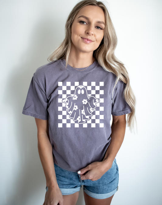 Checkered Ghost T-Shirt