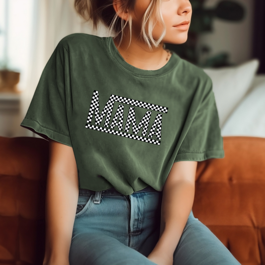 Checkered Mama T-Shirt