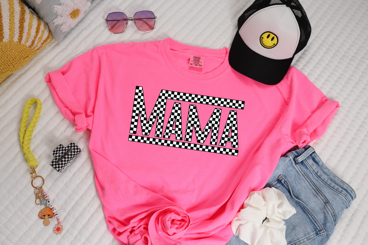 Checkered Mama T-Shirt