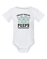 Chillin' With My Peeps (Blue) Infant Onesie