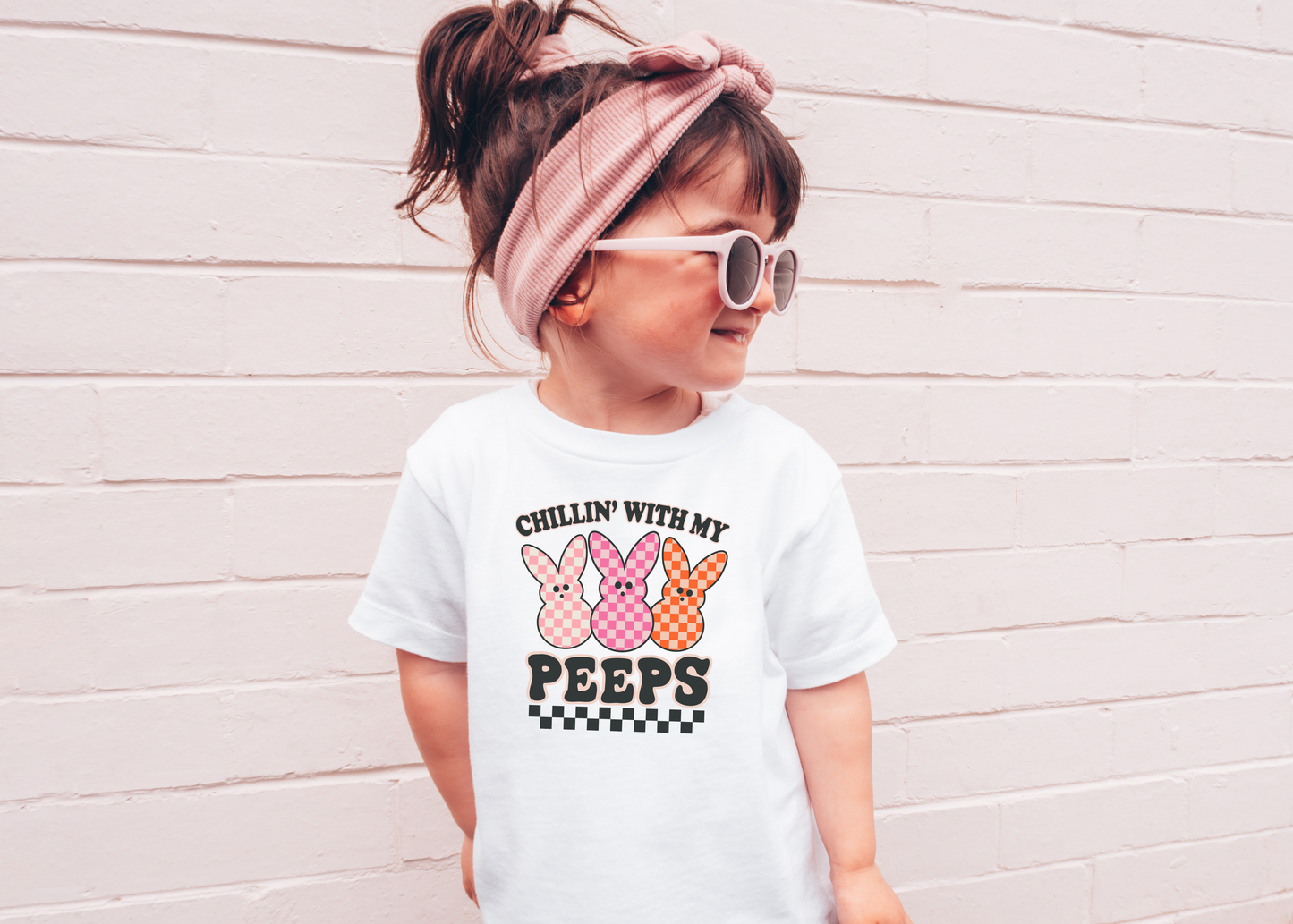 Chillin' With My Peeps (Pink) Toddler T-Shirt