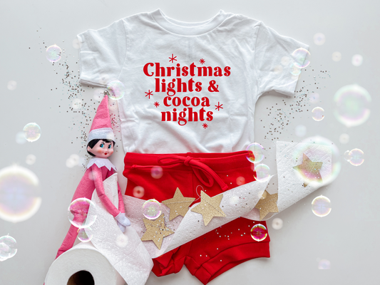 Christmas Lights & Cocoa Nights Toddler T-Shirt