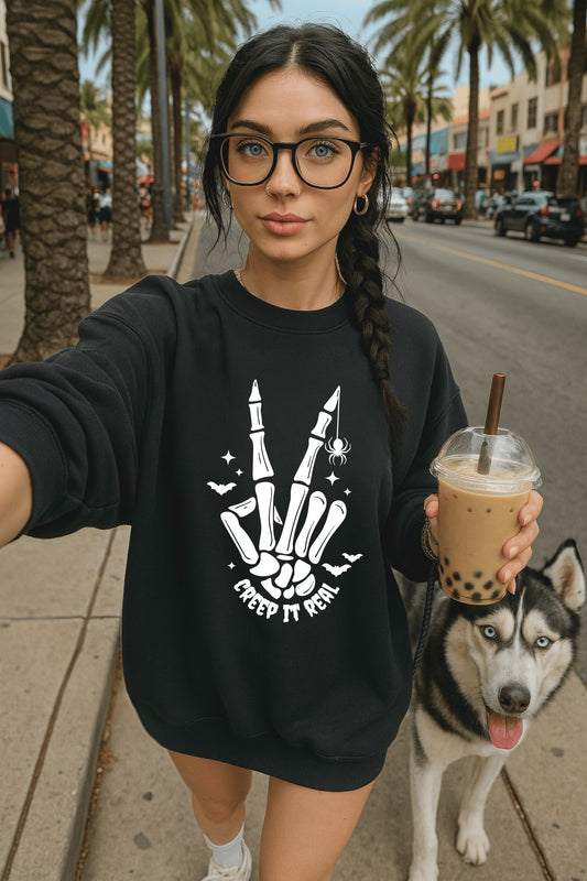Creep It Real Crewneck Sweatshirt