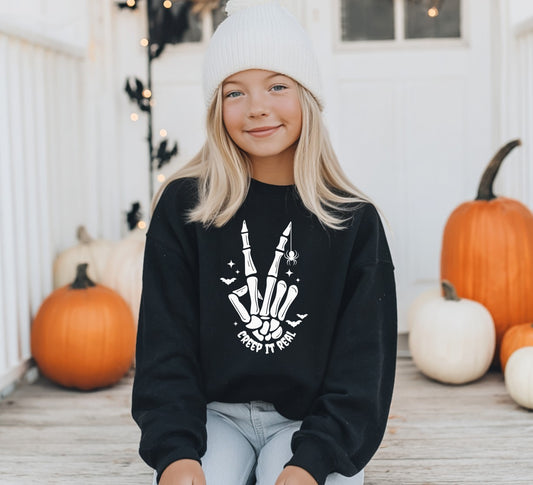 Creep It Real Youth Crewneck Sweatshirt