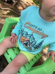 Let's Go Camping Toddler Crewneck Sweatshirt
