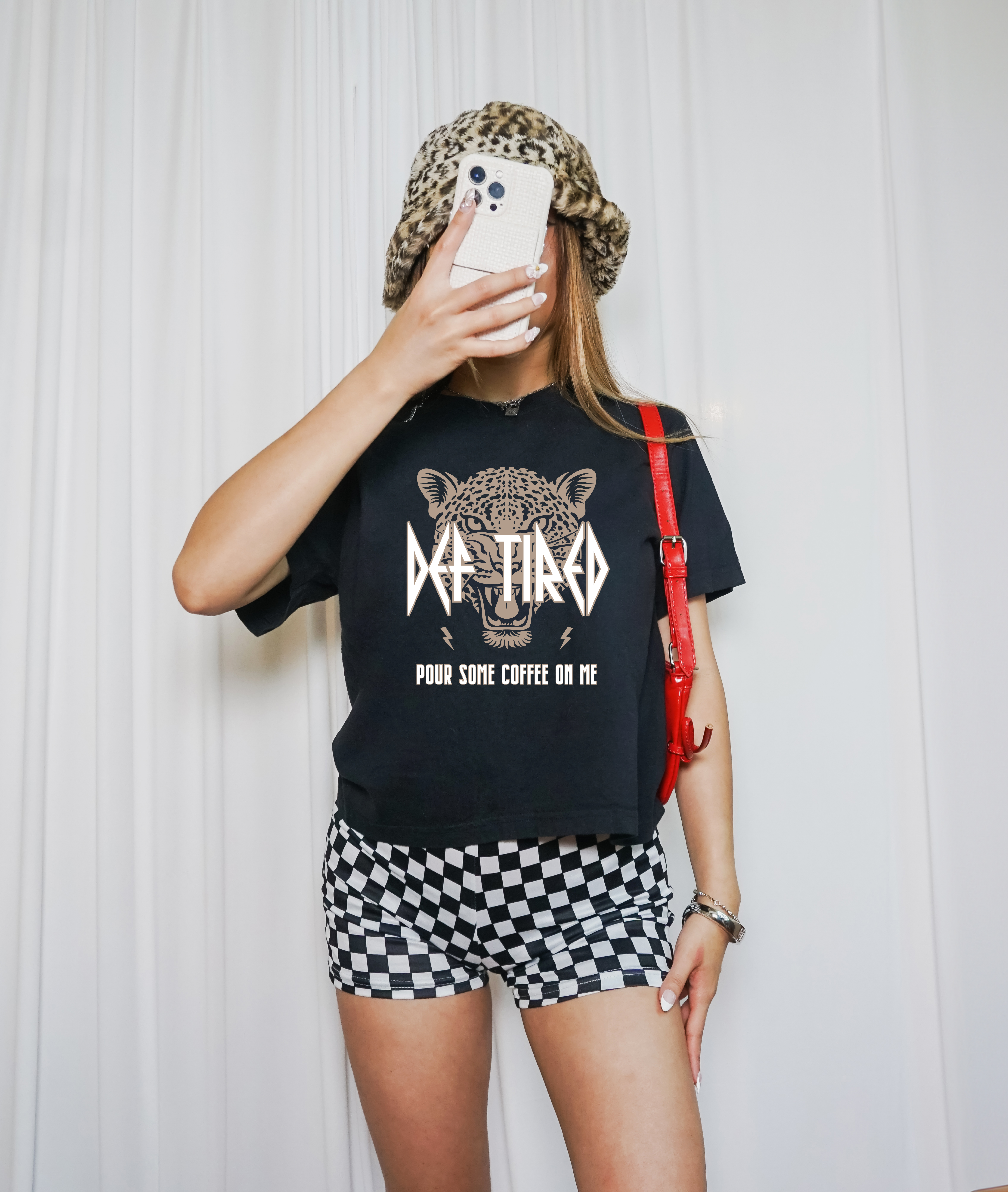 Def Tired Mid-Length T-Shirt