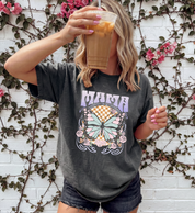 Distressed Butterfly MAMA T-Shirt