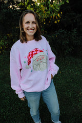 Painted Santa Crewneck Sweatshirt