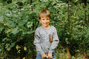 Painted Boo Toddler/Youth Crewneck Sweatshirt