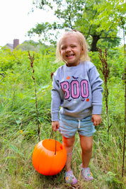Painted Girly Boo Toddler/Youth Crewneck Sweatshirt