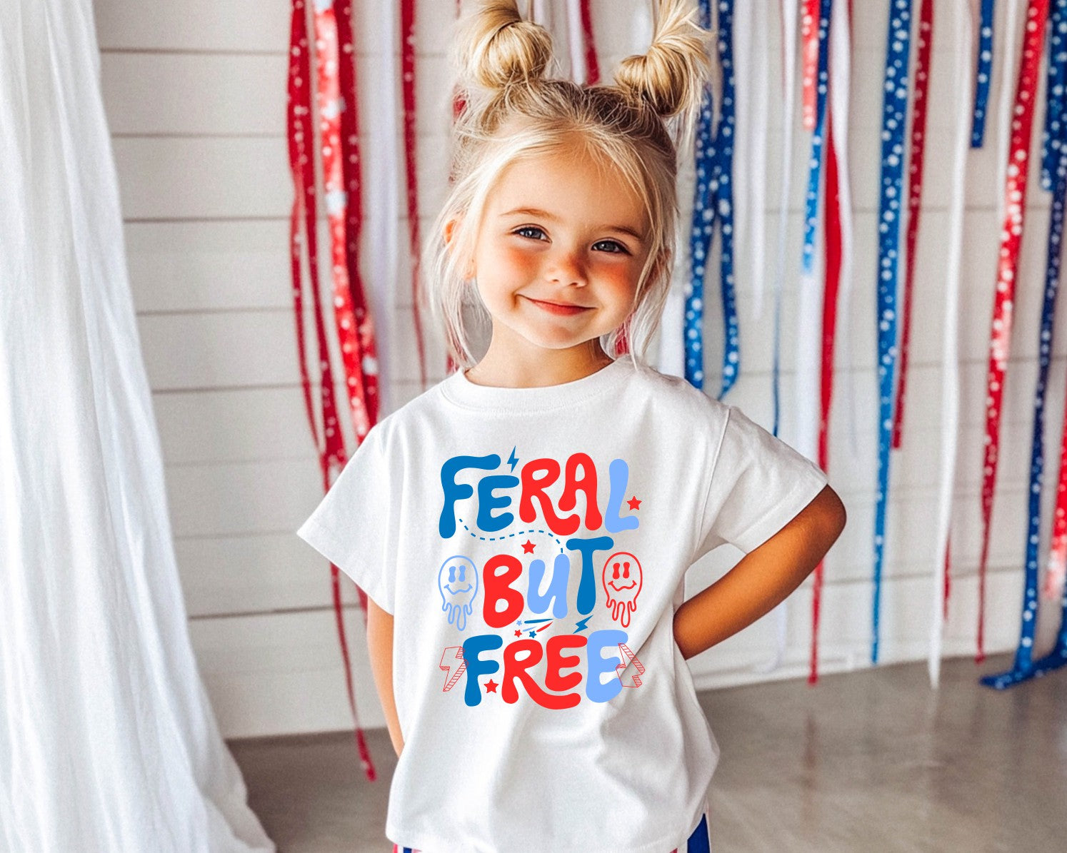 Feral, But Free Toddler T-Shirt