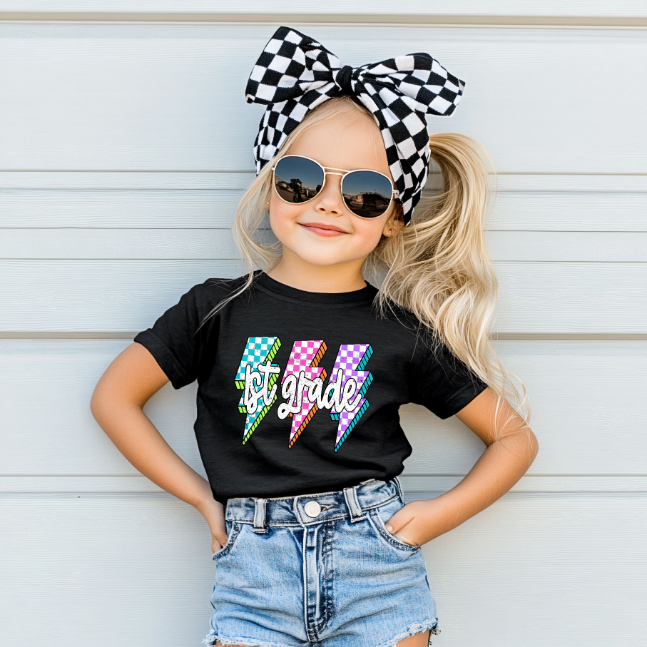 1st Grade Lightning Bolt T-Shirt