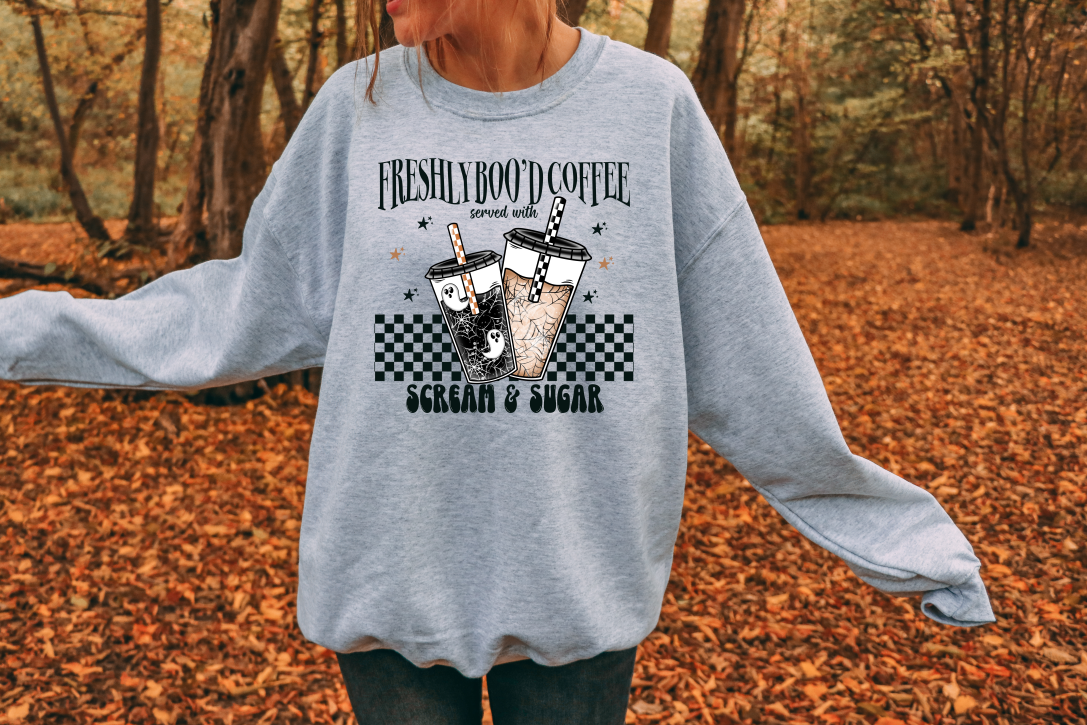 Fresh Boo'd Coffee Crewneck Sweatshirt