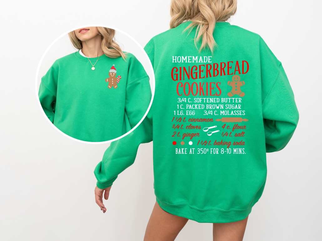 Homemade Gingerbread Cookies Crewneck Sweatshirt