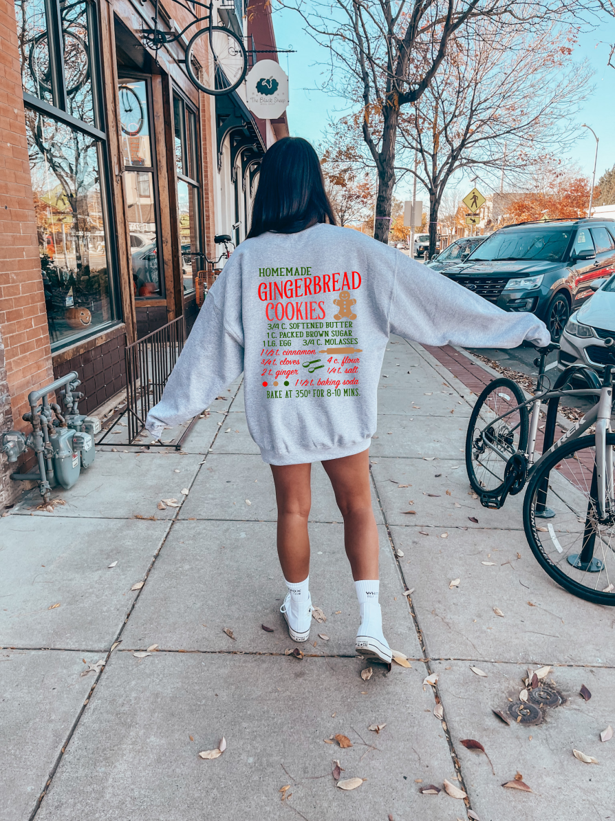 Homemade Gingerbread Cookies Crewneck Sweatshirt