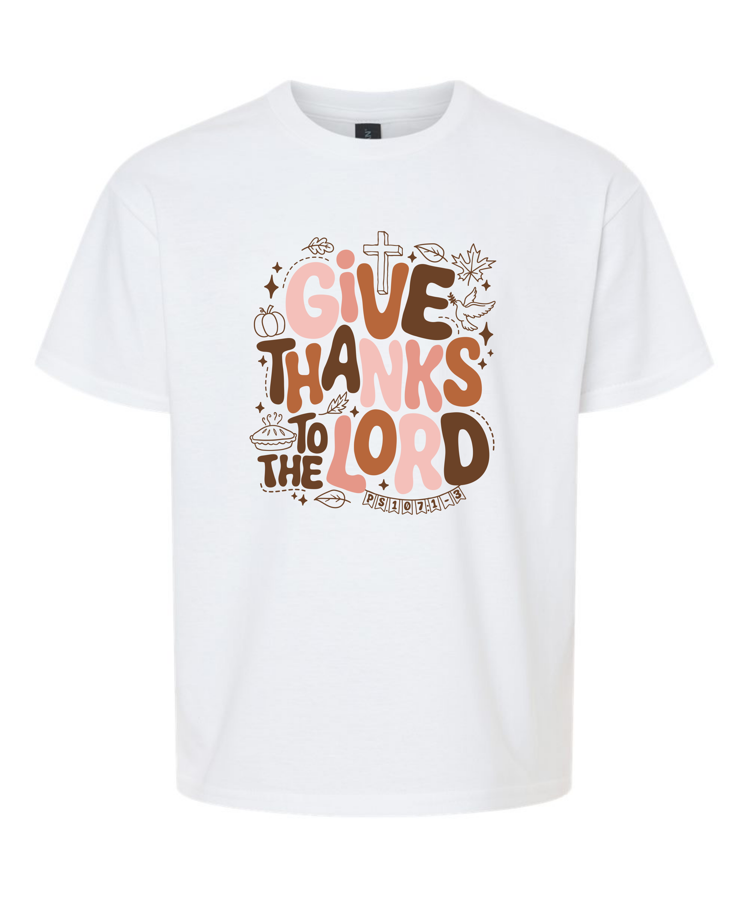 Give Thanks To The Lord Youth T-Shirt