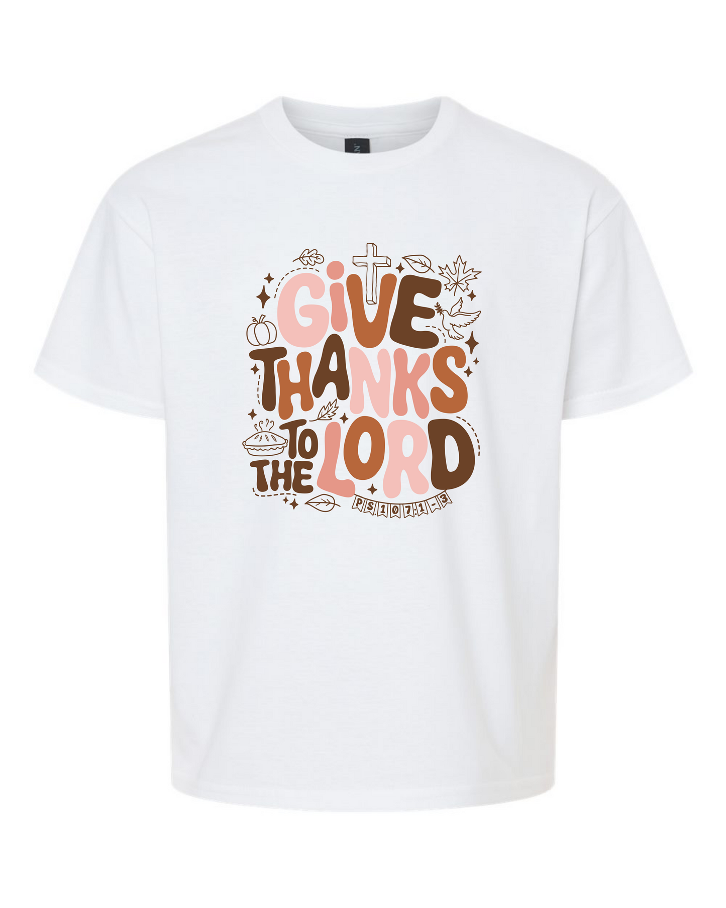 Give Thanks To The Lord Youth T-Shirt