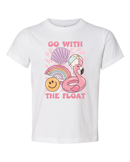 Go With The Float (Pink) Toddler T-Shirt