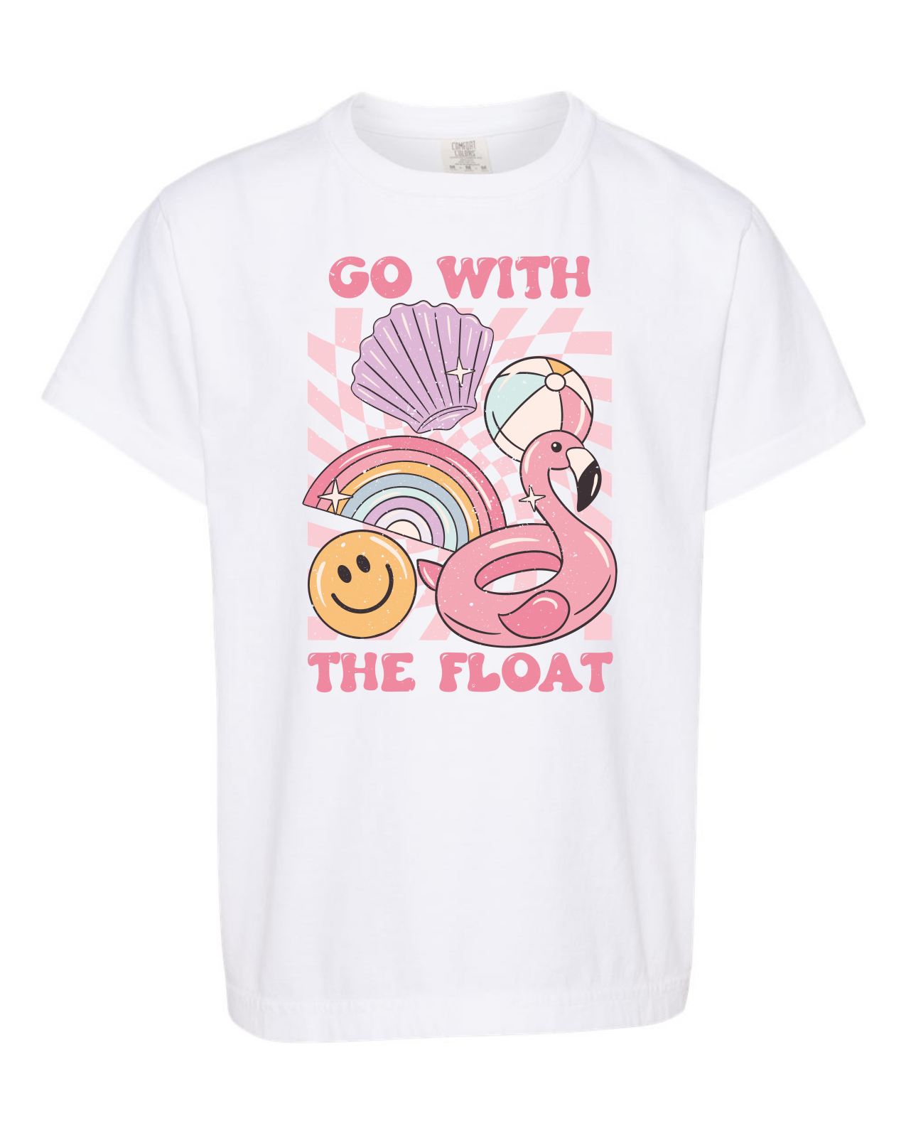 Go With The Float Youth (Pink) T-Shirt