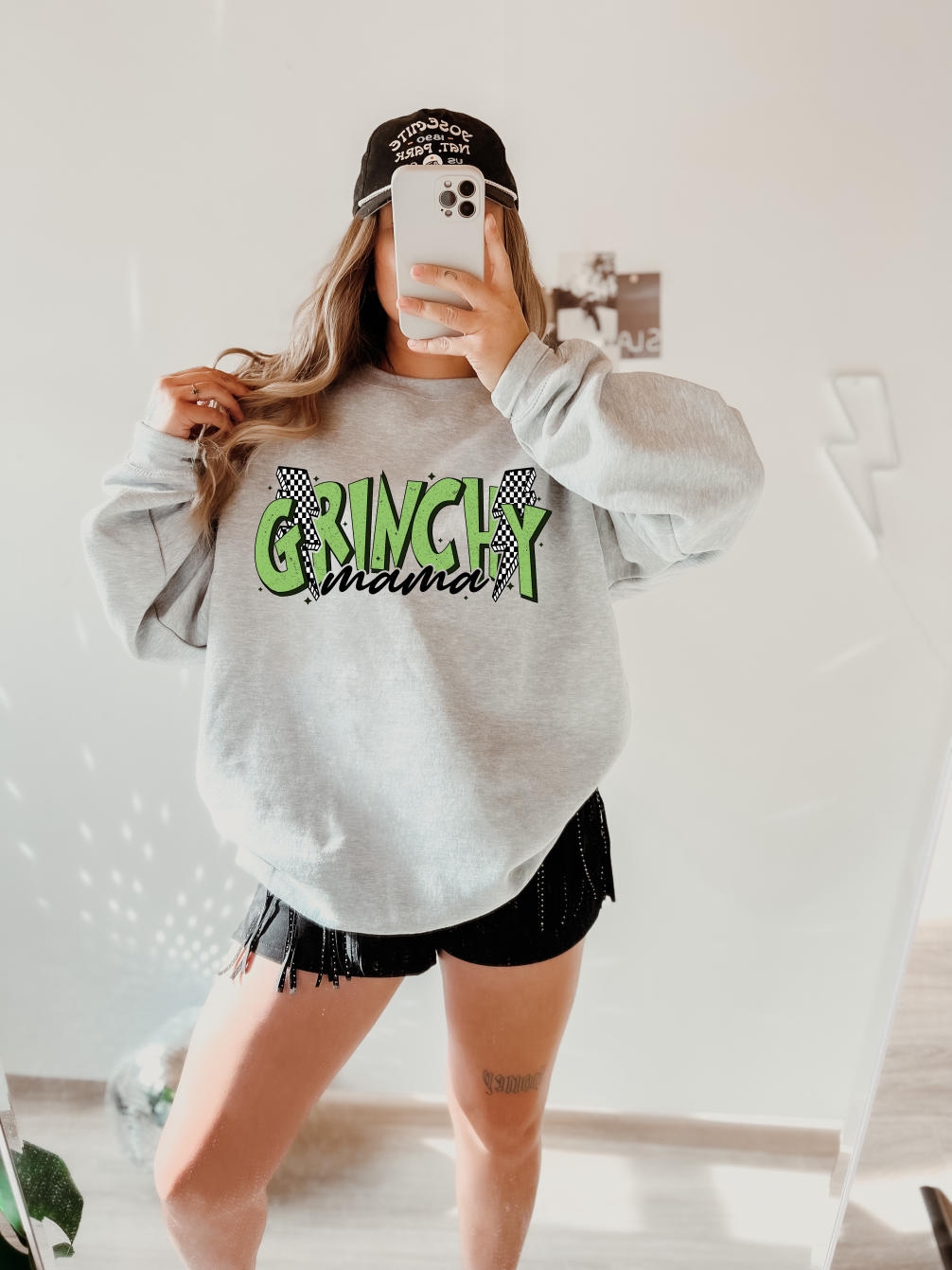 Grinchy Mama Crewneck Sweatshirt