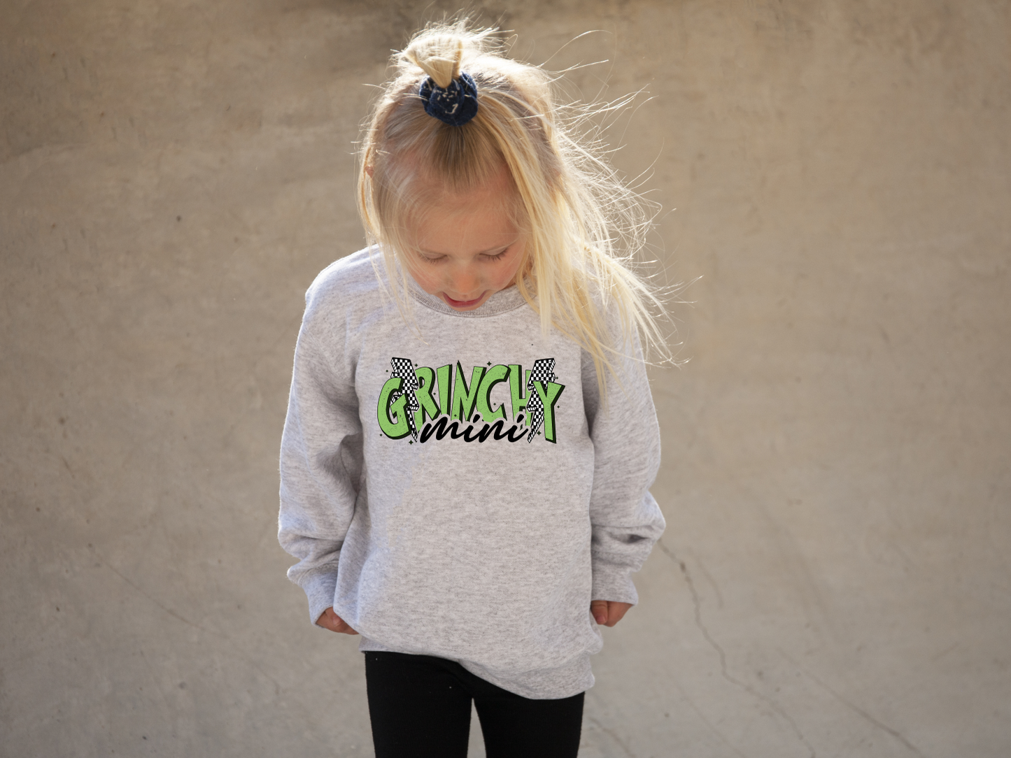 Grinchy Mini Crewneck Toddler Sweatshirt