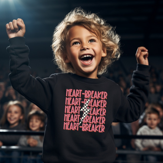 Heart-Breaker Toddler Crewneck Sweatshirt