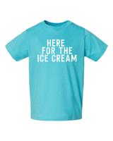 Here For The Ice Cream Toddler T-Shirt