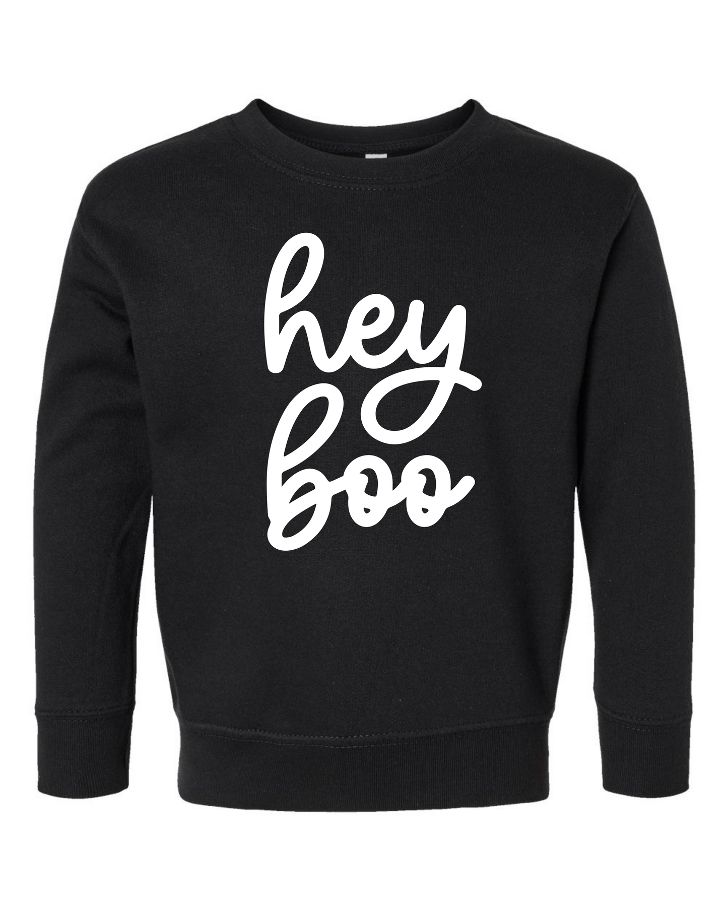 Hey Boo Toddler Crewneck Sweatshirt