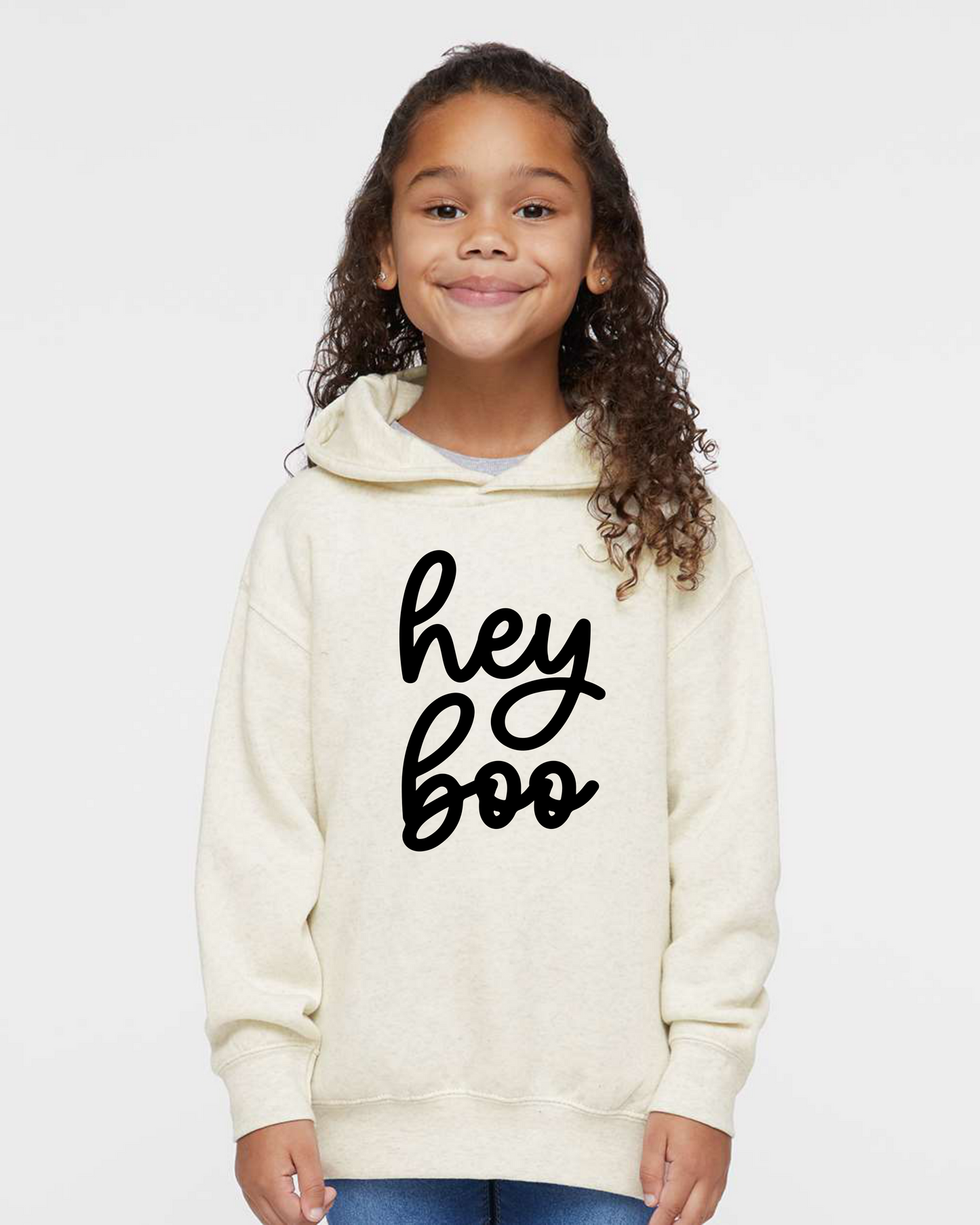 Hey Boo Toddler Hoodie Sweatshirt