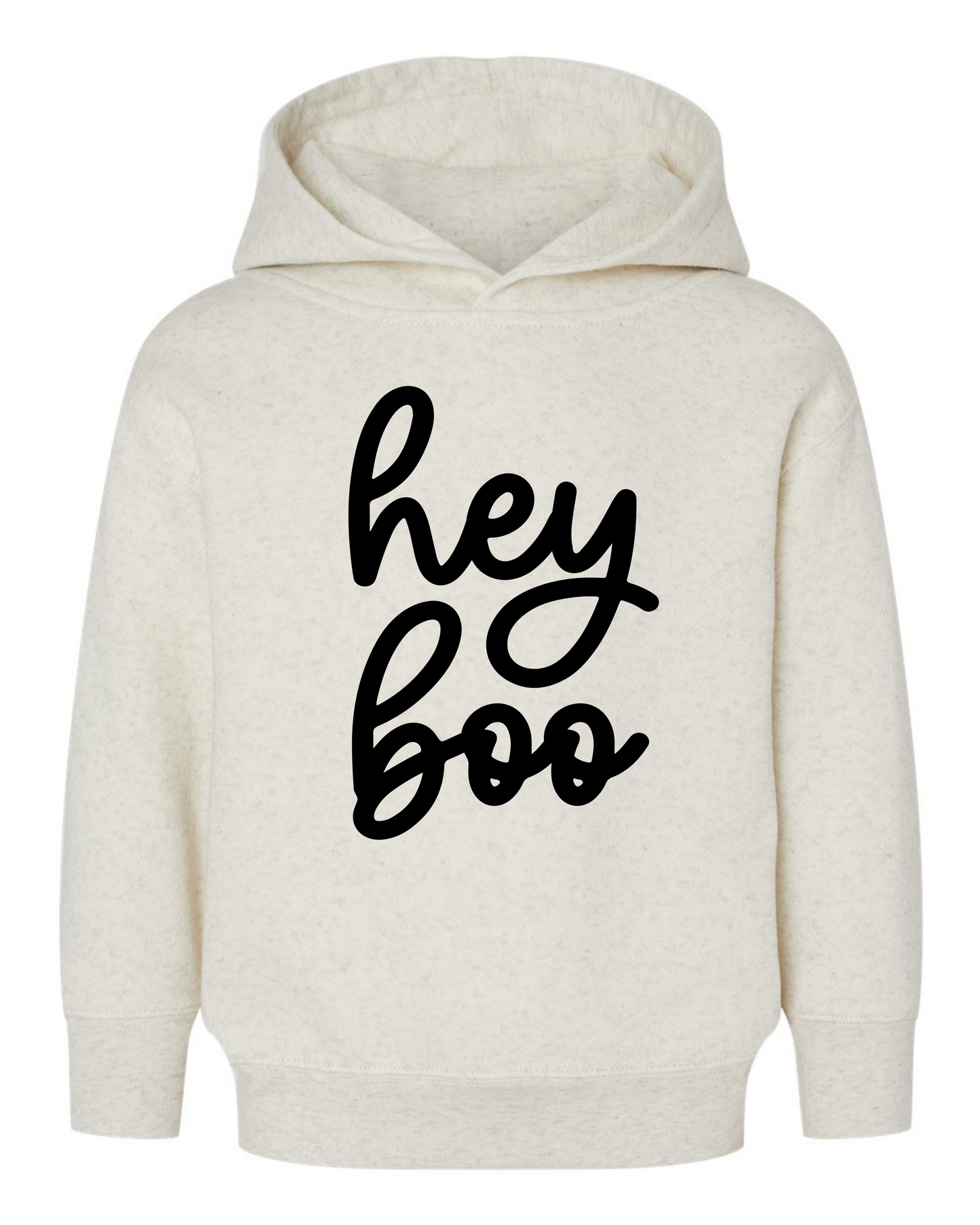 Hey Boo Toddler Hoodie Sweatshirt