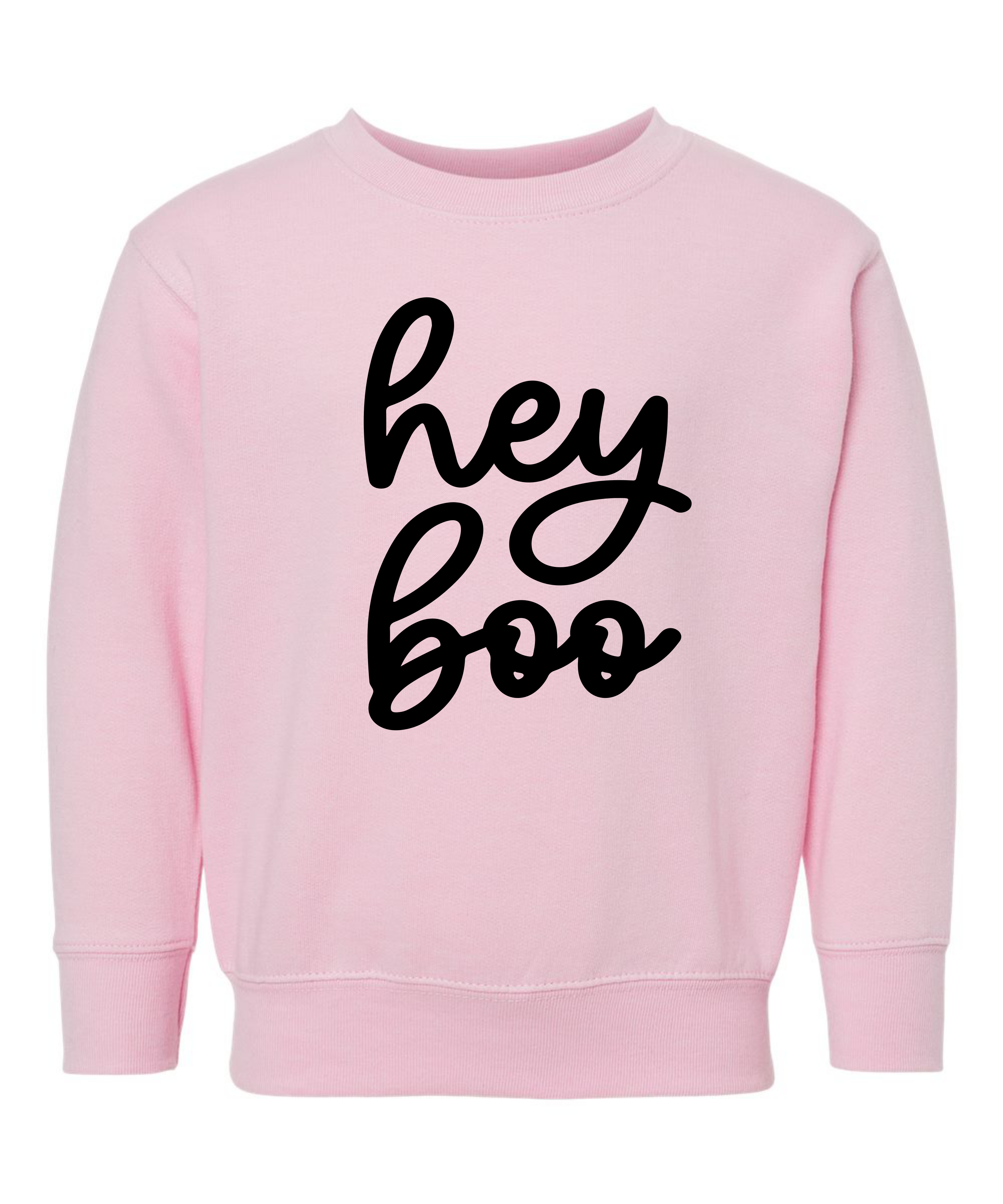 Hey Boo Toddler Crewneck Sweatshirt