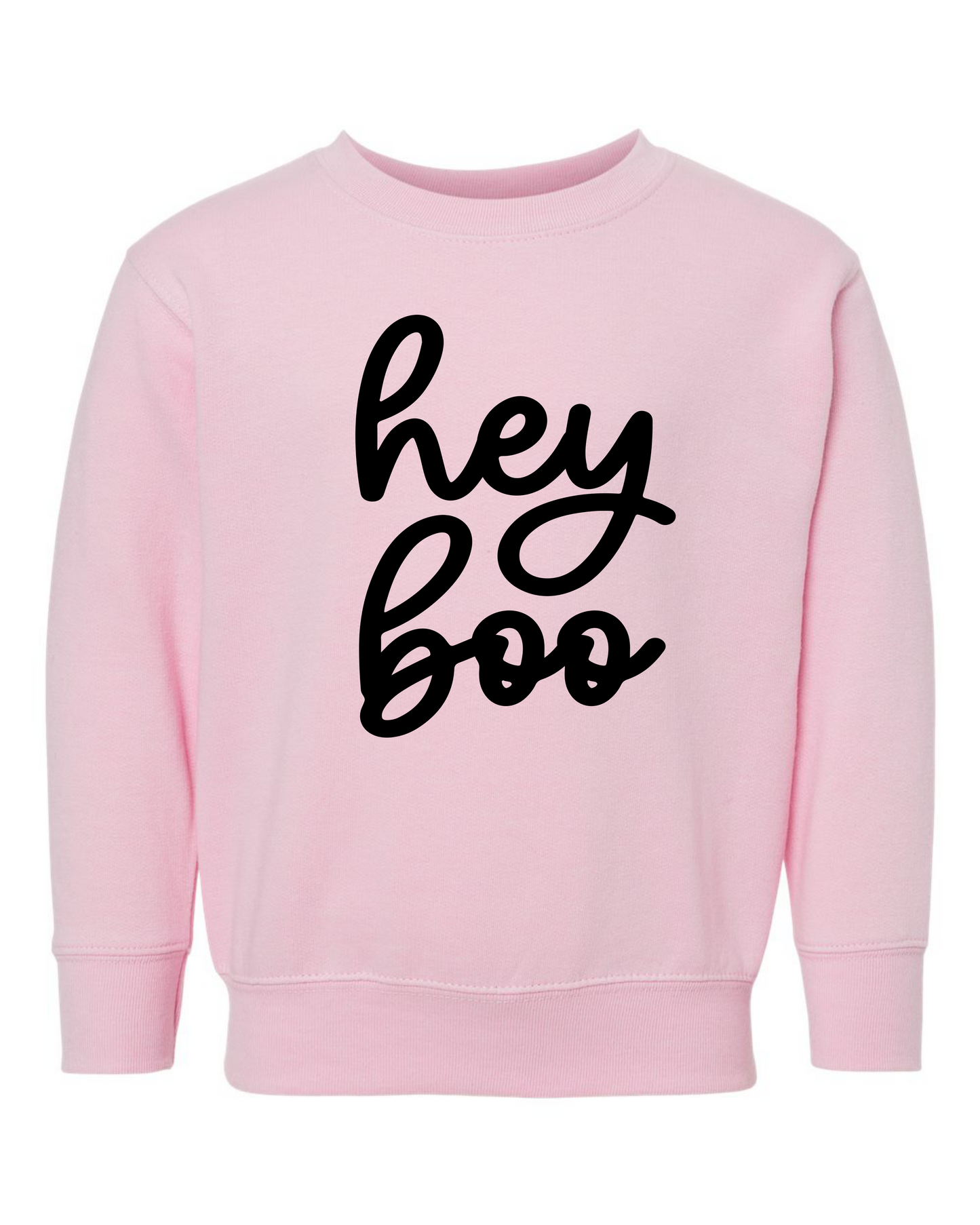 Hey Boo Toddler Crewneck Sweatshirt