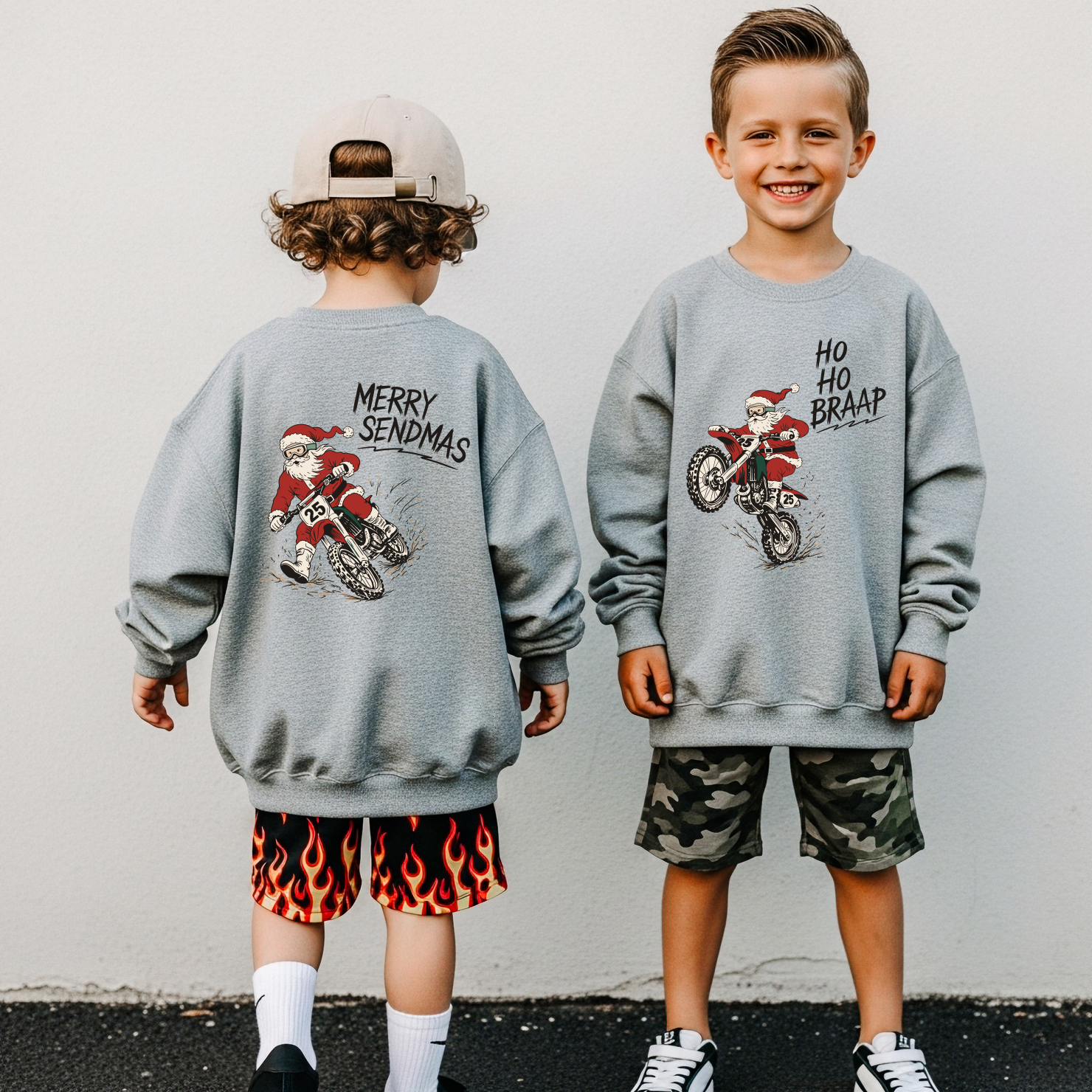 Ho Ho Braap Toddler/Youth Crewneck Sweatshirt