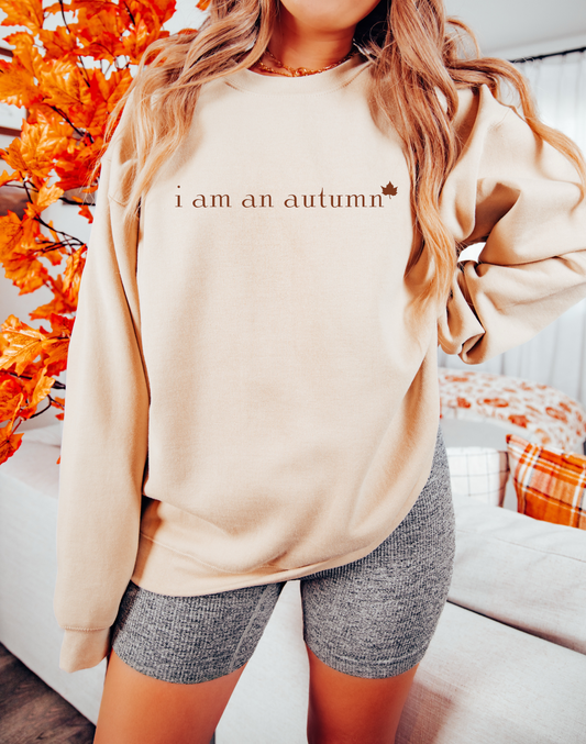 I Am An Autumn Crewneck Sweatshirt