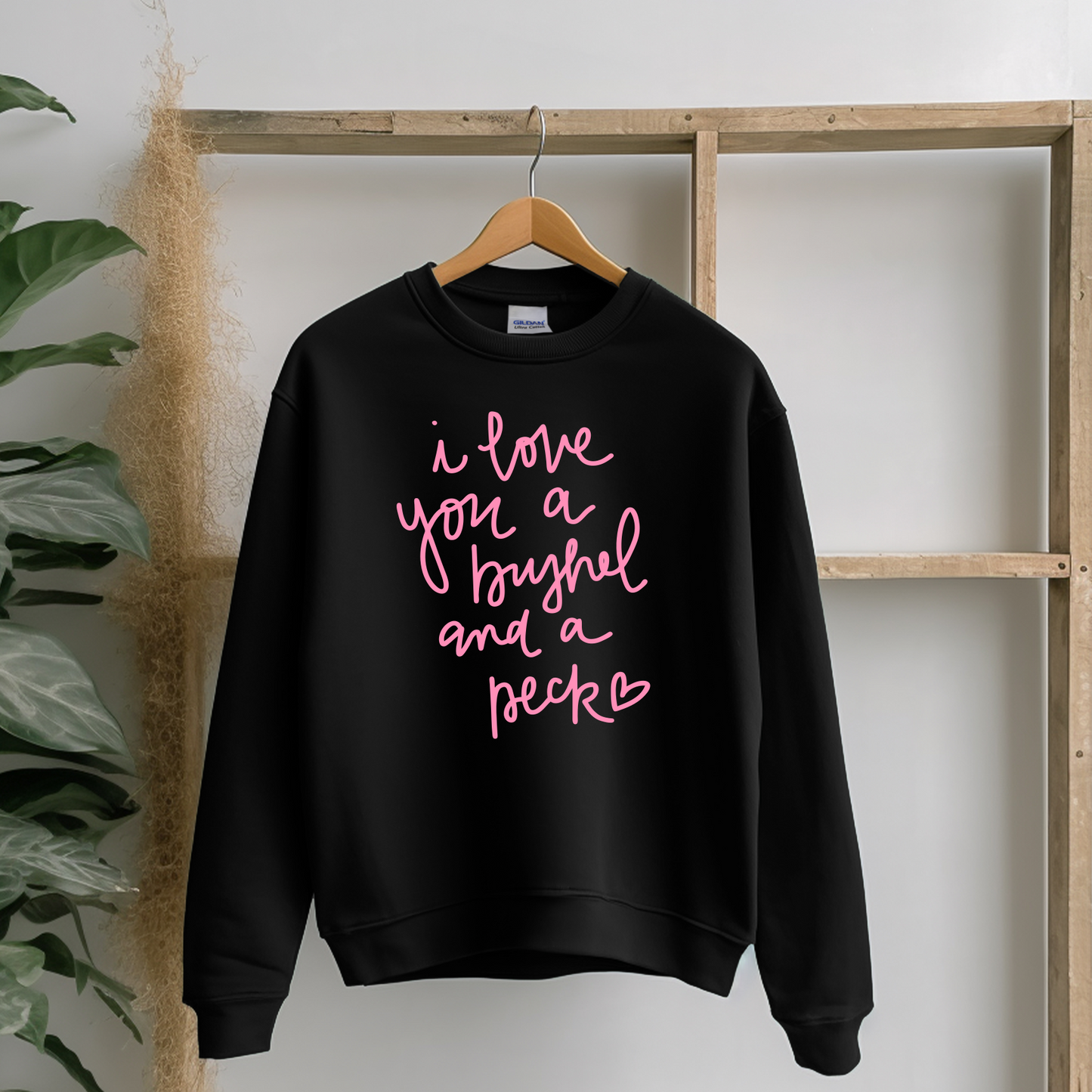 I Love You A Bushel & A Peck Women's Boxy Crewneck Sweatshirt