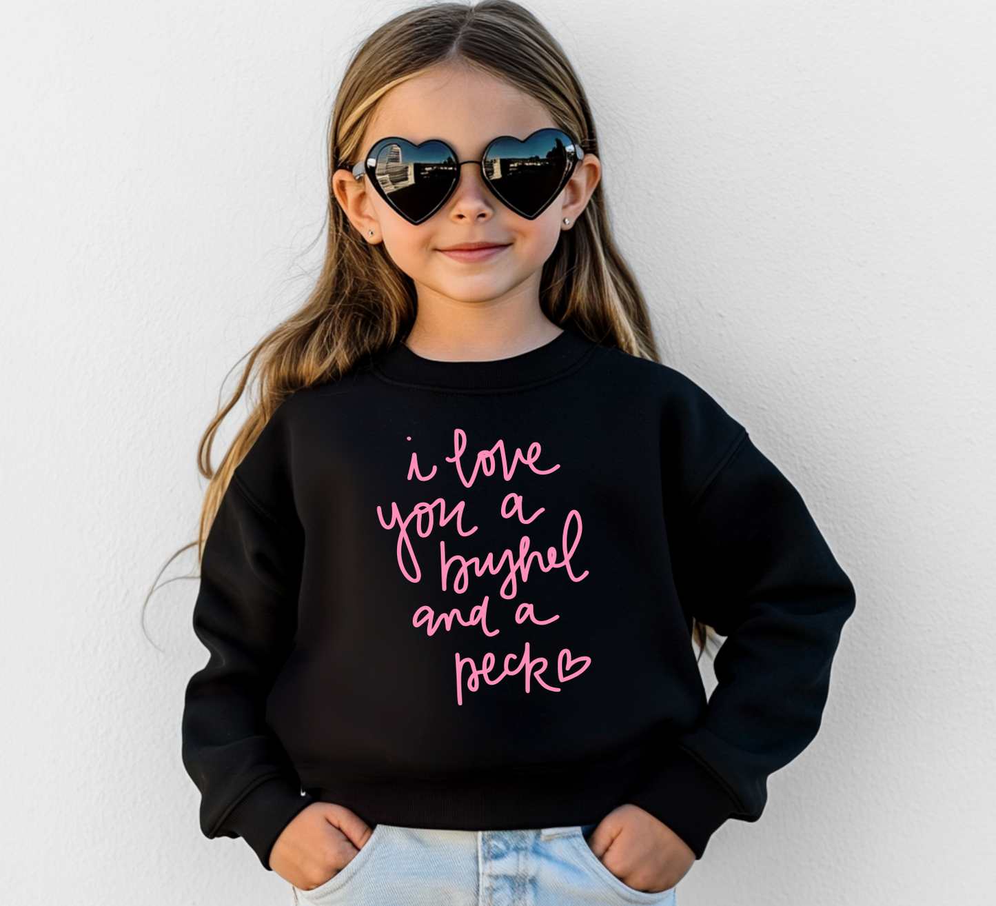 I Love You A Bushel And A Peck Toddler/Youth Crewneck Sweatshirt