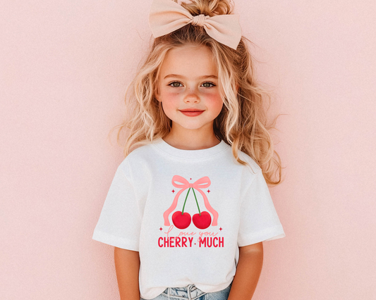 I Love You Cherry Much Toddler T-Shirt