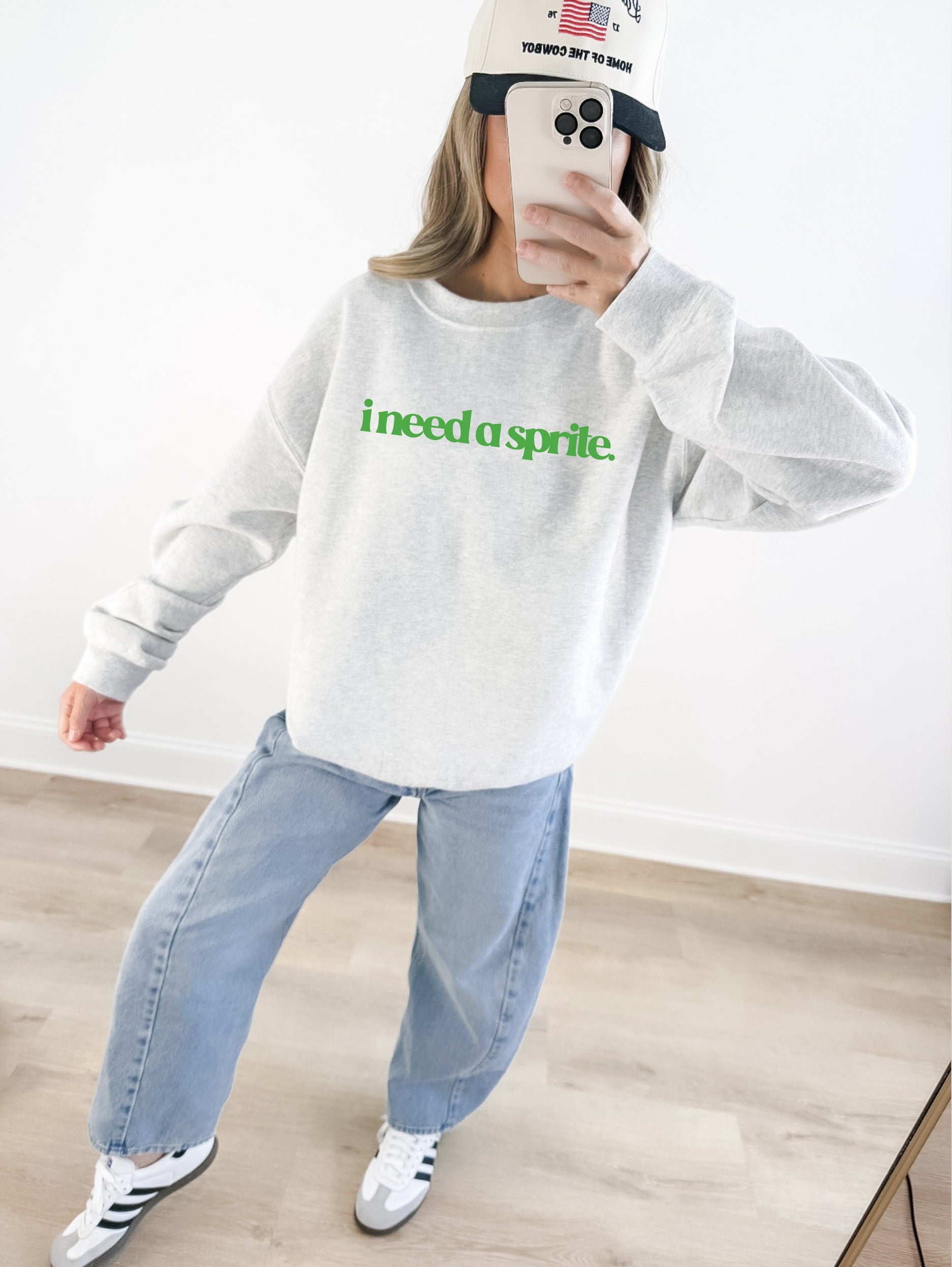 I Need A Sprite Crewneck Sweatshirt