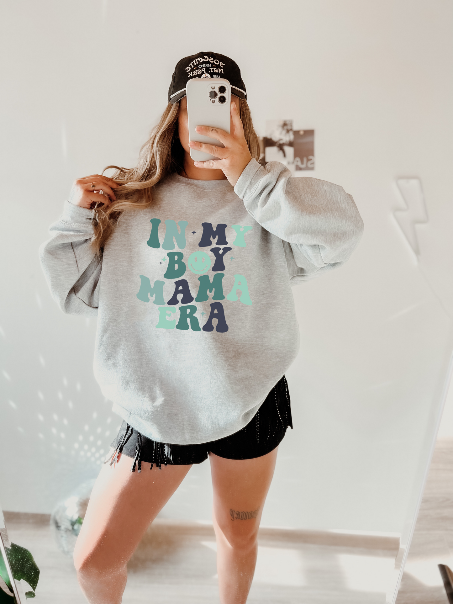 In My Boy Mama Era Crewneck Sweatshirt