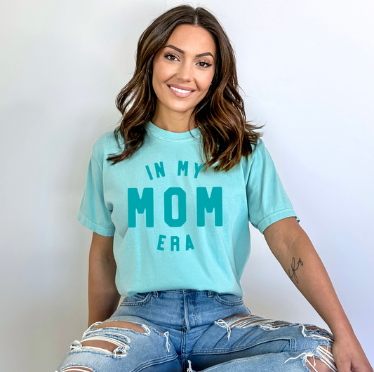 In My Mom Era T-Shirt - Chalky Mint