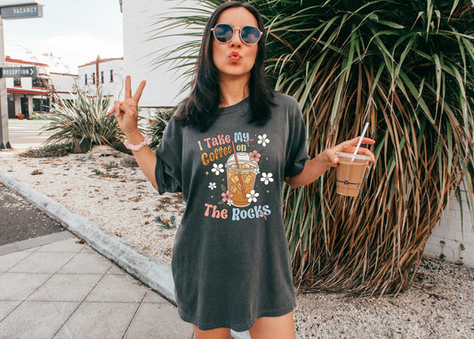 I Take My Coffee On The Rocks T-Shirt