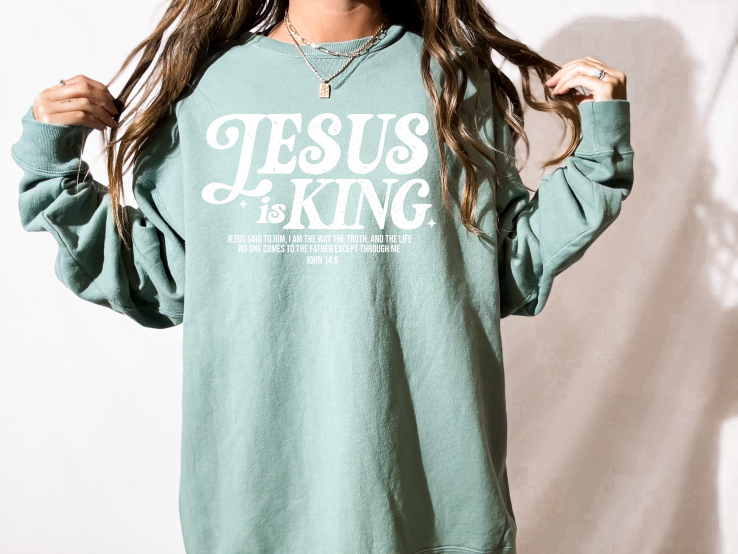 Jesus Is King Crewneck Sweatshirt