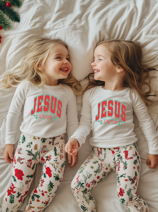 Jesus Is The Reason For The Season Toddler Long Sleeve T-Shirt