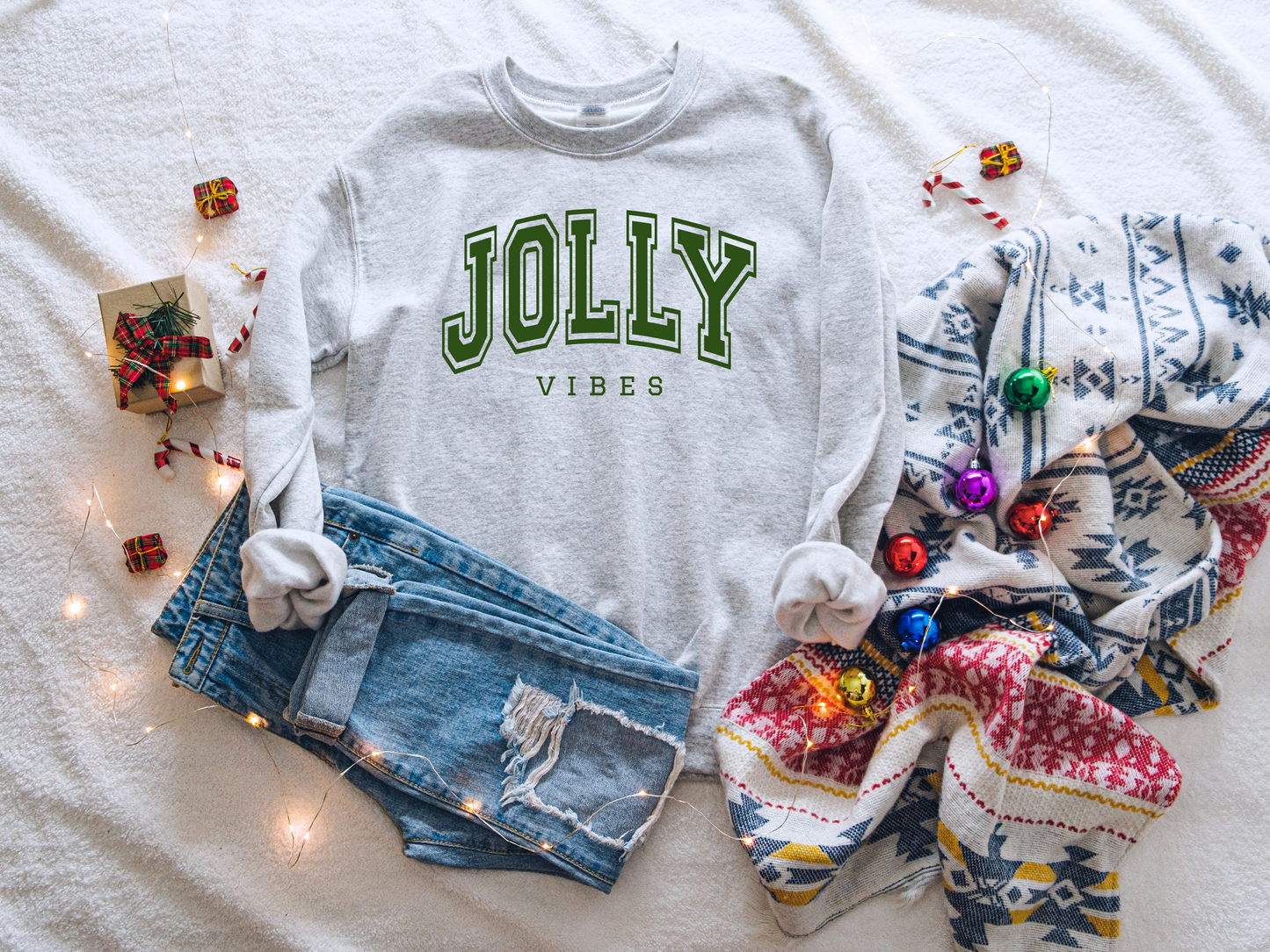 Jolly Vibes Crewneck Sweatshirt