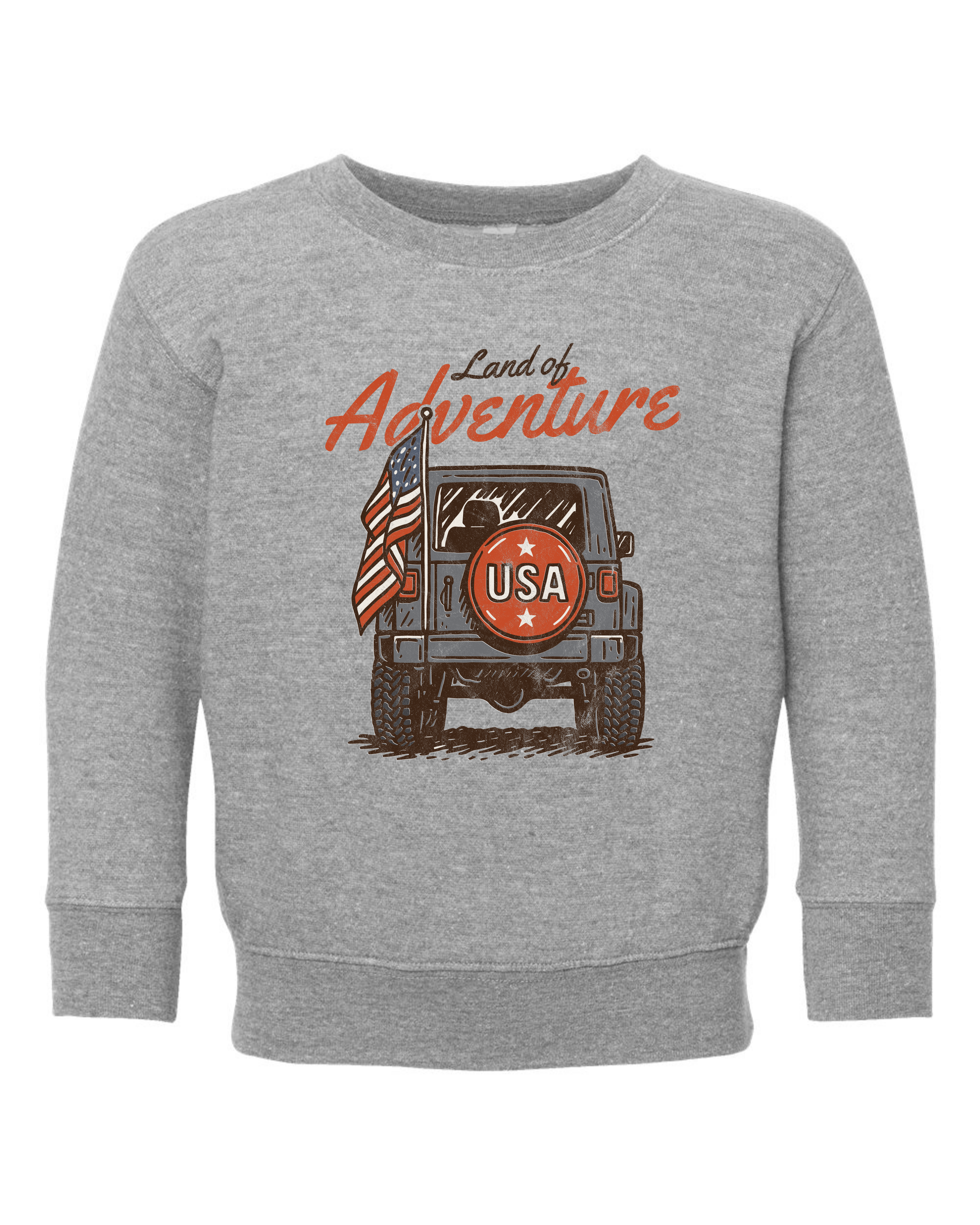 Land Of Adventure Toddler Crewneck Sweatshirt