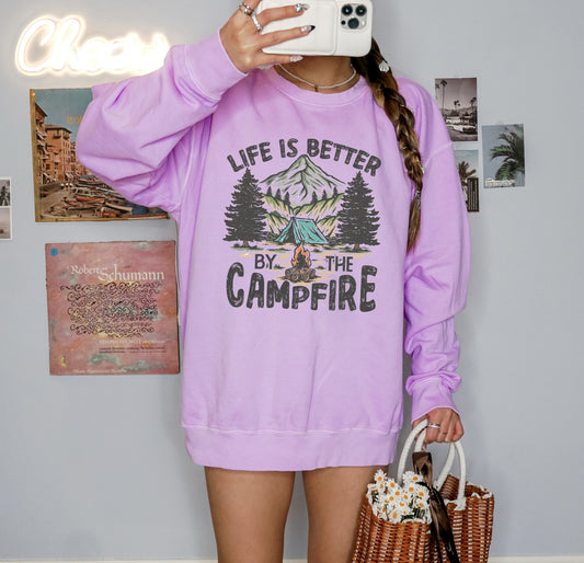 Life Is Better By The Campfire Crewneck Sweatshirt