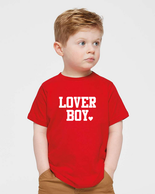 Lover Boy Toddler T-Shirt (Red)