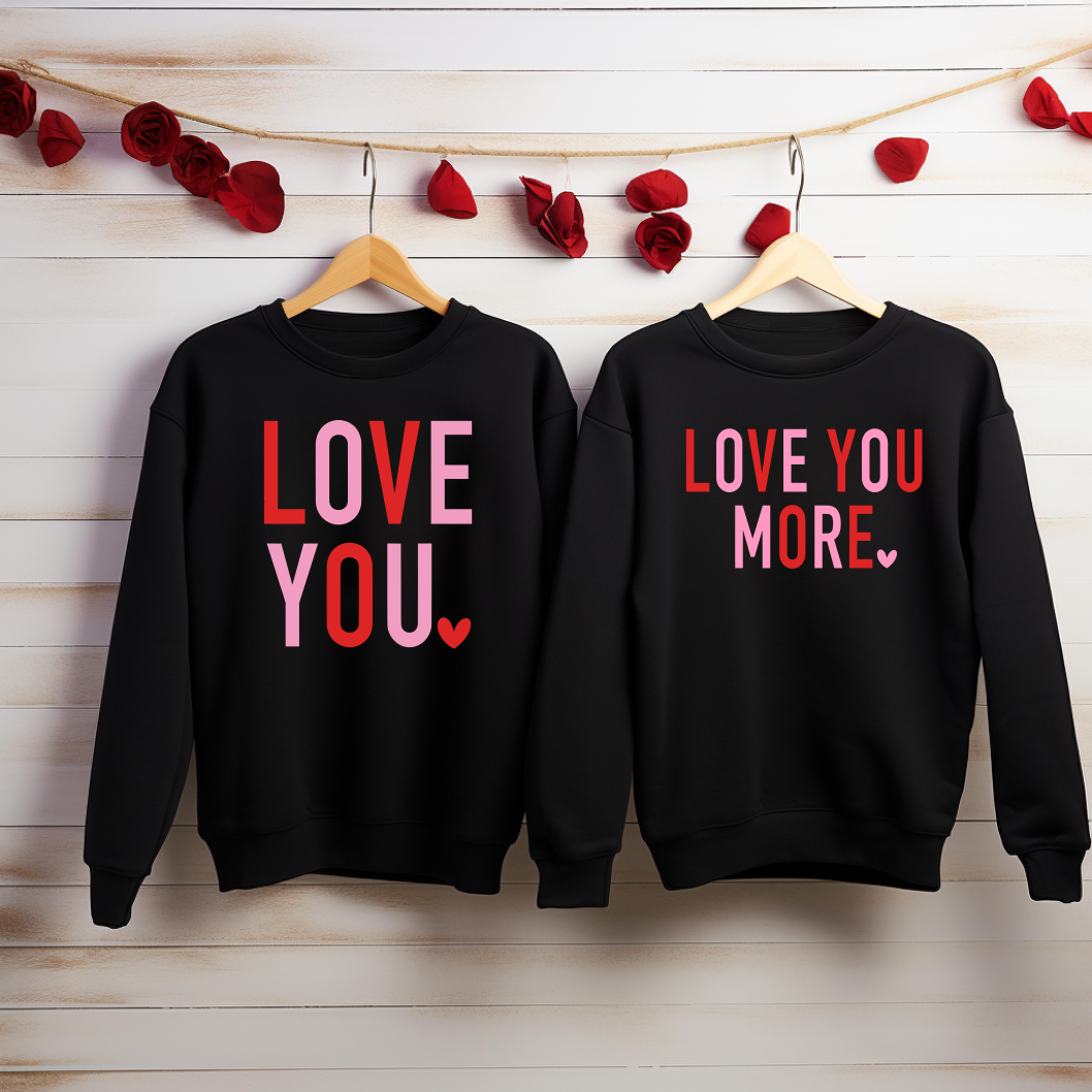 LOVE YOU Women's Boxy Crewneck Sweatshirt