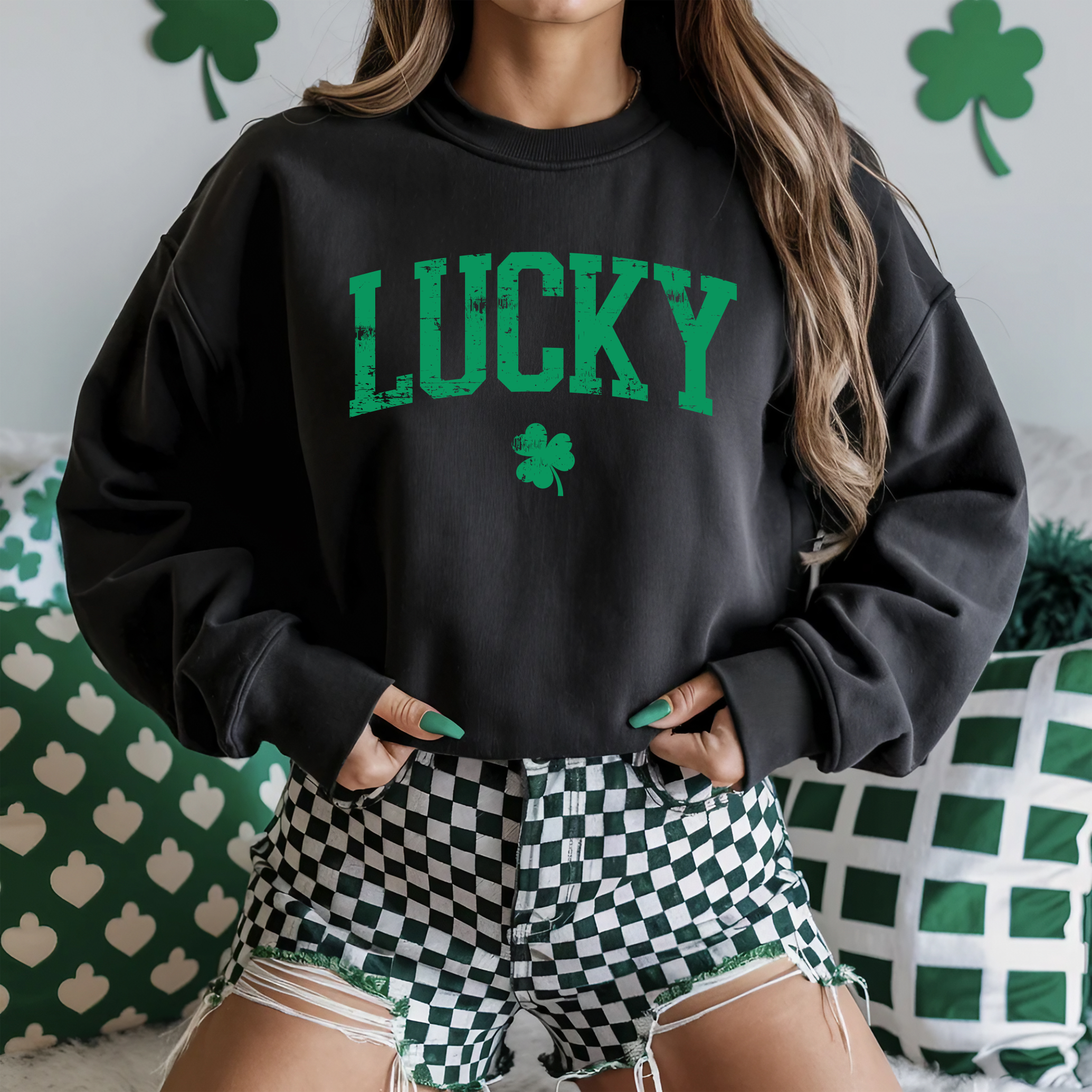 Lucky Crewneck Sweatshirt