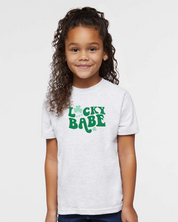 Lucky Babe Distressed Toddler T-shirt